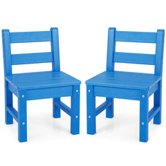 2 Pieces Kids Learning Chair set with Backrest