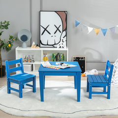 2 Pieces Kids Learning Chair set with Backrest