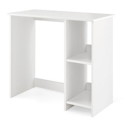 31.5 Inch Modern Home Office Desk with 2 Compartments