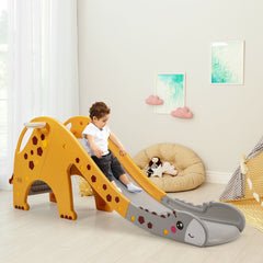 3-in-1 Kids Climber Slide Play Set with Basketball Hoop