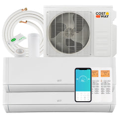 Greenforce Series 36000 BTU 2 Zone 21.5 SEER2 Mini Split AC with Heat Pump Energy Star Certified