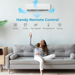 Thundrive Series 36000 BTU 3 Zone 19 SEER2 Mini Split AC with Heat Pump