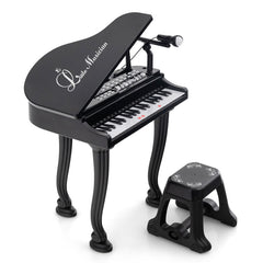 37 Keys Kids Piano Keyboard with Stool and Piano Lid
