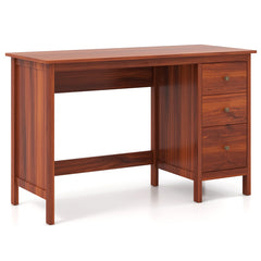 48 Inch Modern Writing Home Office Computer Desk with 3 Drawers
