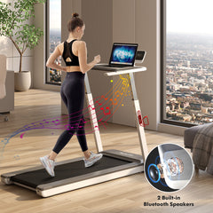 3HP Folding Treadmill with Adjustable Height and APP Control