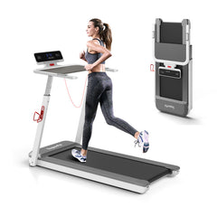 3HP Folding Treadmill with Adjustable Height and APP Control