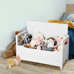 34.5 x 15.5 x 19.5 Inch Shoe Storage Bench with Cushion Seat