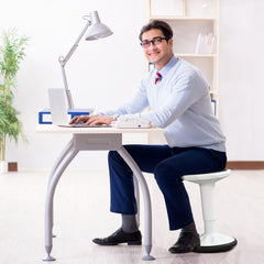 Adjustable-Height Wobble Chair Active Learning Stool for Office Stand Up Desk