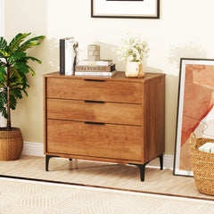3 Drawer Dresser with Interlock System for Bedroom Living Room