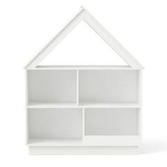 3-Tier House-Shaped Toy Storage Organizer with Open Shelves