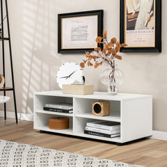 4-Cube TV Stand for TV up to 45 Inch with 5 Positions Adjustable Shelves