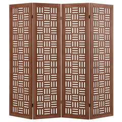 4/6-Panel Solid Wood Room Divider Folding Partition Stand