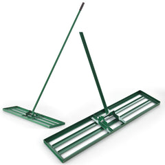 42 x 10 Inch Lawn Leveling Rake with Ergonomic Handle