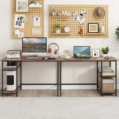 47/55 Inches Computer Desk with Adjustable Shelf