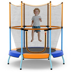 48 Inch Toddler Trampoline with Safety Enclosure Net