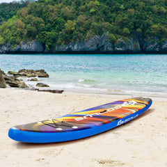 Inflatable Stand Up Paddle Board with Backpack and Aluminum Paddle Pump