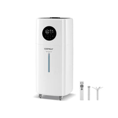 5.5Gal Humidifier with 360° Nozzles and Wheels for Large Room