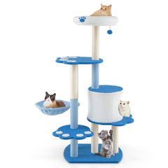 54 Inches Tall Modern Cat Tree Tower for Indoor Cats