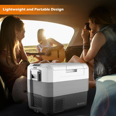 58/70 Quart Portable Electric Camping Car Cooler Car Refrigerator