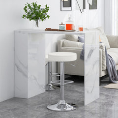1 Piece Round Bar Stool Adjustable Swivel Pub Chair
