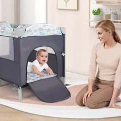 5-in-1 Portable Baby Beside Bassinet with Diaper Changer