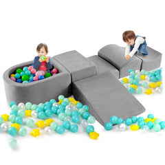 5-Piece Climb and Crawl Playset with Ball Pit for Kids
