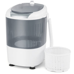 Portable Mini Washing Machine Semi-Automatic Washer and Spinner Combo with Single Tub