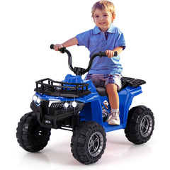 6V Kids Ride On Electric ATV with LED Headlights and MP3 Player