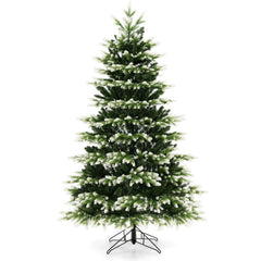 6/7 Feet Hinged Christmas Tree with 350/500 LED Lights Remote Control