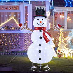 Pre-Lit Pop-up Christmas Decoration with 180 Cold White LED Lights