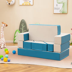 8-Piece 4-in-1 Kids Climb and Crawl Foam Playset