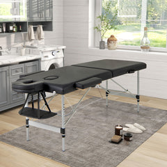 84 Inches Professional Massage Lash Bed with Carrying Bag