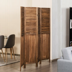 5.6 Feet Tall 4 Panel Folding Privacy Room Divider