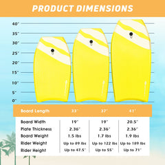 Lightweight Super Bodyboard Surfing with EPS Core Boarding