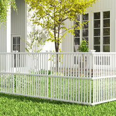 Air Conditioner Fence Panel with Metal Ground Stakes for Outside