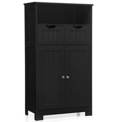 Bathroom Wooden Side Cabinet with 2 Drawers and 2 Doors