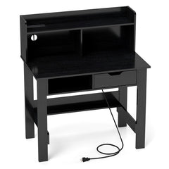 Computer Desk with Power Outlets USB Ports and Type-C