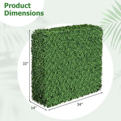Faux Greenery Room Divider Decorative Privacy Screen Fence Hedge Wall