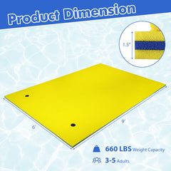 9 x 6 feet 3 Layer Foam Water Pad