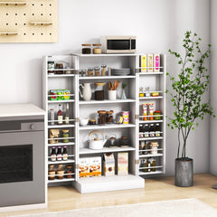 Freestanding Buffet Cupboards Sideboard with 2 Doors and Anti-Tipping Devices