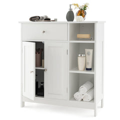 Freestanding Kitchen Cupboard Storage Organizer with Large Drawer
