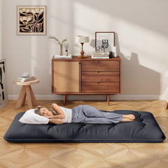 Futon Mattress with Washable Cover and Foldable Mat