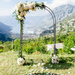 Patio Plant Stand Rack Archway Garden Arch Arbor Trellis