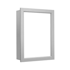 Mirrored Bathroom Medicine Cabinet with Single Door and Adjustable Shelf