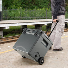 42 Quart Insulated Large Hard Cooler with Wheels and Handle
