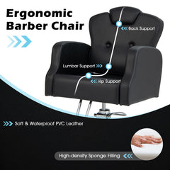 Heavy Duty Salon Chair with 360 Degrees Swivel