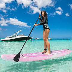 Inflatable Stand up Paddle Board iSUP Board Accessories with 3 Fins and Backpack