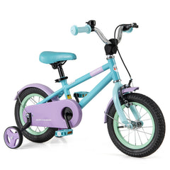 Kids Bike with Adjustable Handlebar and Saddle Purple