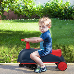 6V Kids Ride On Drifting Wiggle Car 2 in 1 with Music and Pedal and Dolphin-like Design
