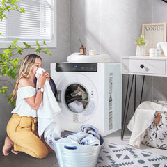 2.6 Cu.ft Compact Portable Clothes Dryer with Touch Panel and 2 Modes